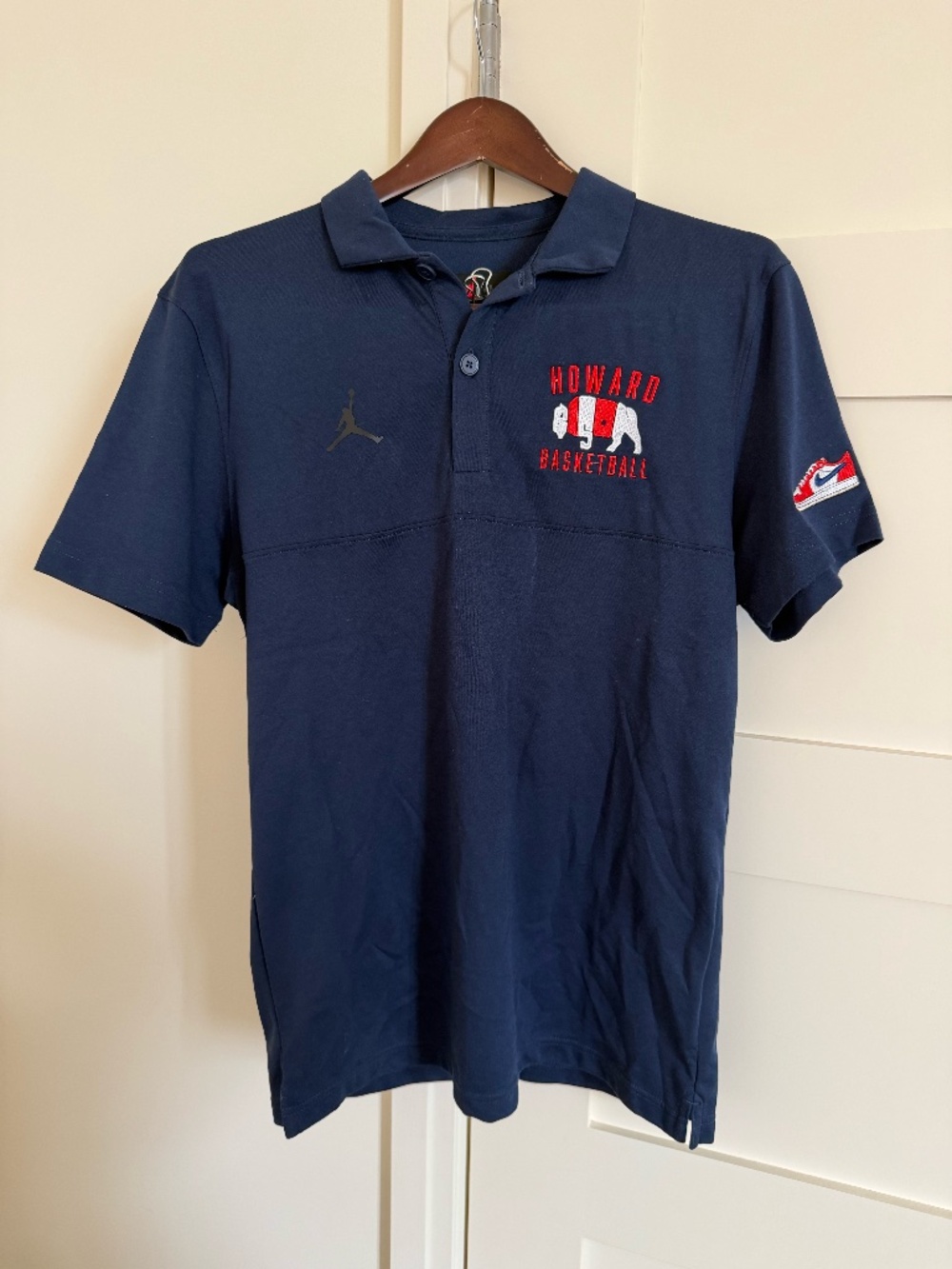Nike/Jordan Dri-Fit Howard University Basketball Polo Shirt